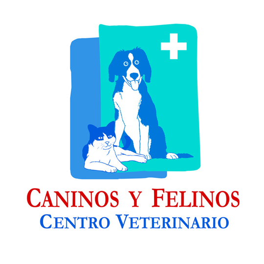 Diseño de logo Caninos y Felinos Centro Veterinario