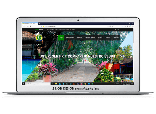 Club de tenis de Cali / Diseño de página web