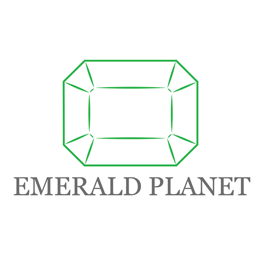 Diseño de logo Emerald Planet Esmeraldas Colombianas