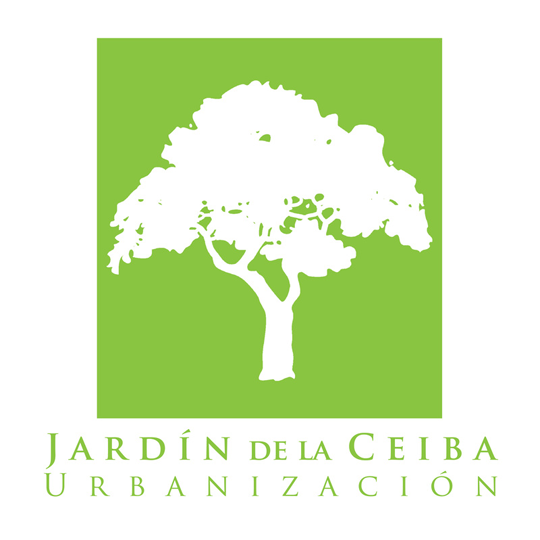 Diseño de logo Jardín de la Ceiba Urbanización