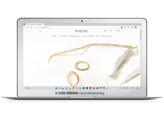 Samara Jewelry / Joyería de lujo / Diseño de tienda online y tienda virtual