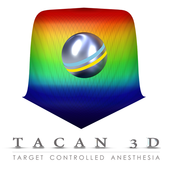 Diseño de logo TACAN 3D Anestesia
